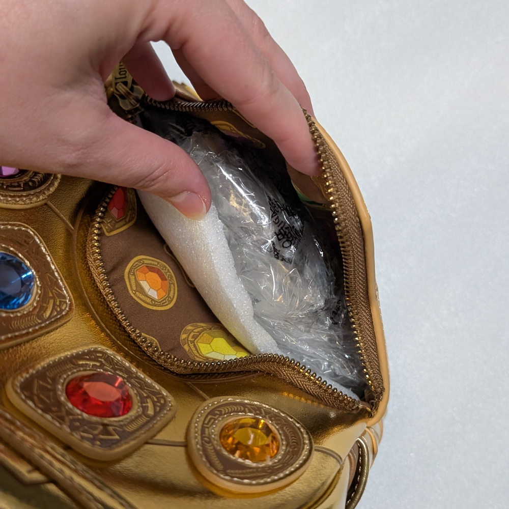 NWT Loungefly Marvel Thanos Infinity Stones Backpack - Picture 8 of 9